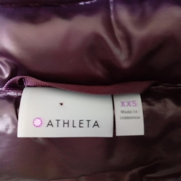 Athleta Downabout Asymmetrical Zip Puffer Down Vest XXS - Picture 9 of 11